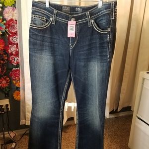 Torrid Silver Jeans Pioneer Flap Pocket Boot Cut